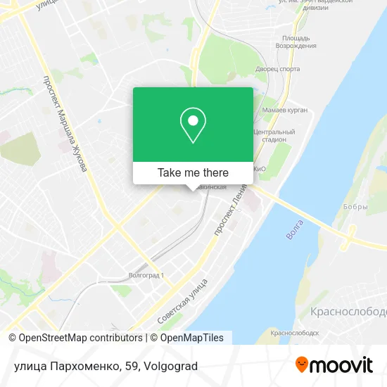 улица Пархоменко, 59 map