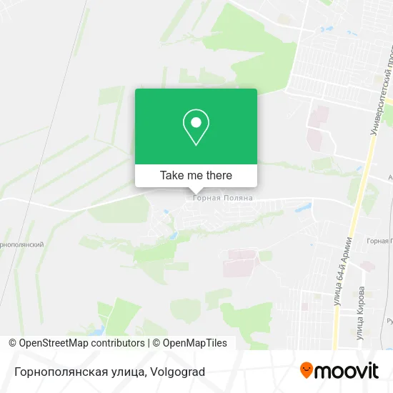 Горнополянская улица map