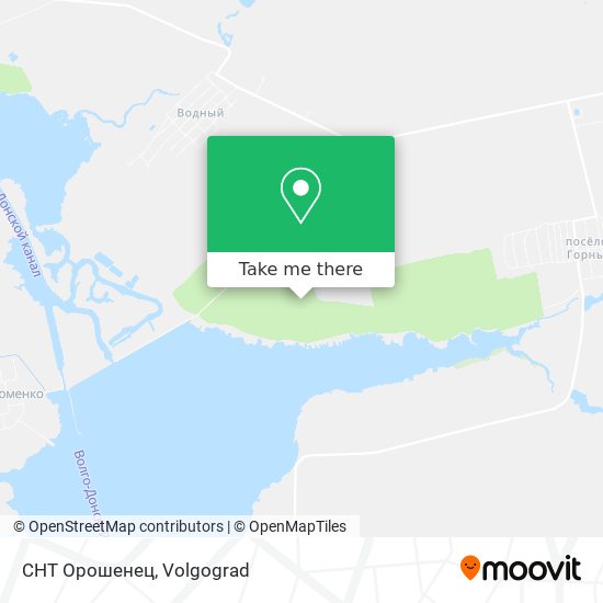 СНТ Орошенец map