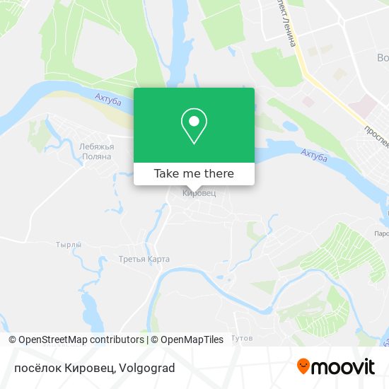посёлок Кировец map