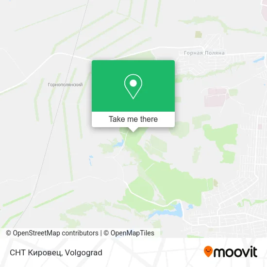 СНТ Кировец map