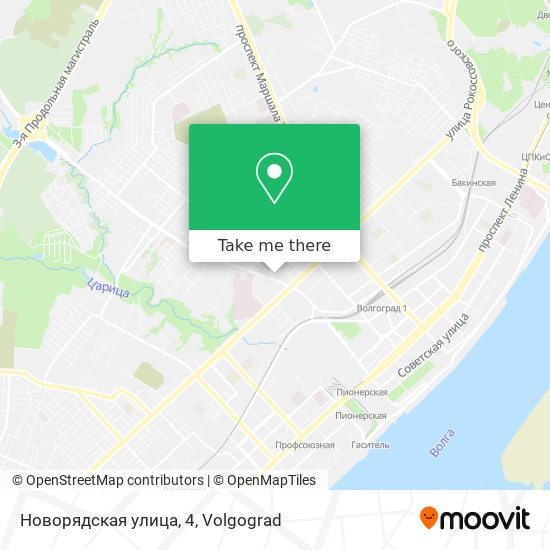 Новорядская улица, 4 map