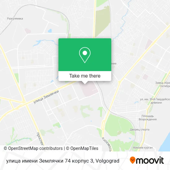 улица имени Землячки 74 корпус 3 map