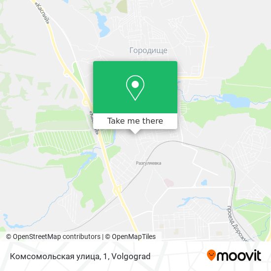 Комсомольская улица, 1 map