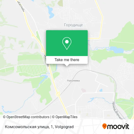 Комсомольская улица, 1 map