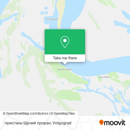 пристань Щучий проран map