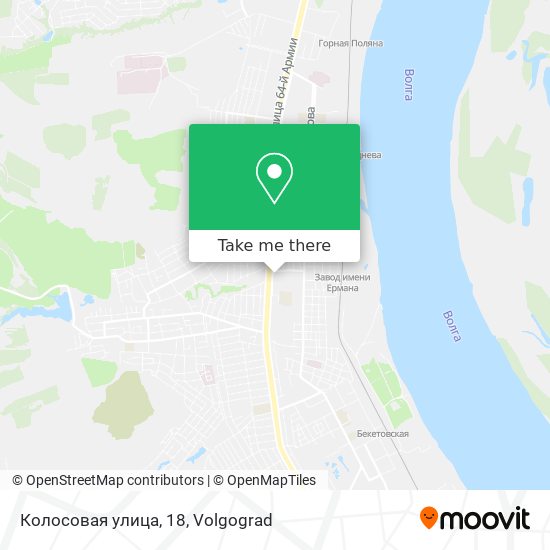 Колосовая улица, 18 map