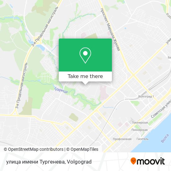 улица имени Тургенева map