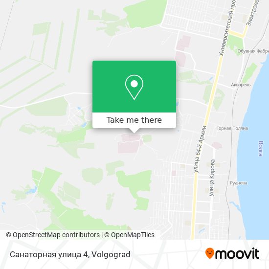 Санаторная улица 4 map