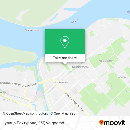 улица Бахтурова, 25Г map