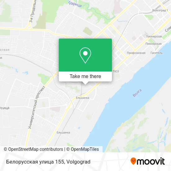 Белорусская улица 155 map