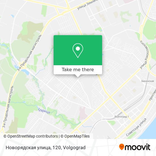 Новорядская улица, 120 map