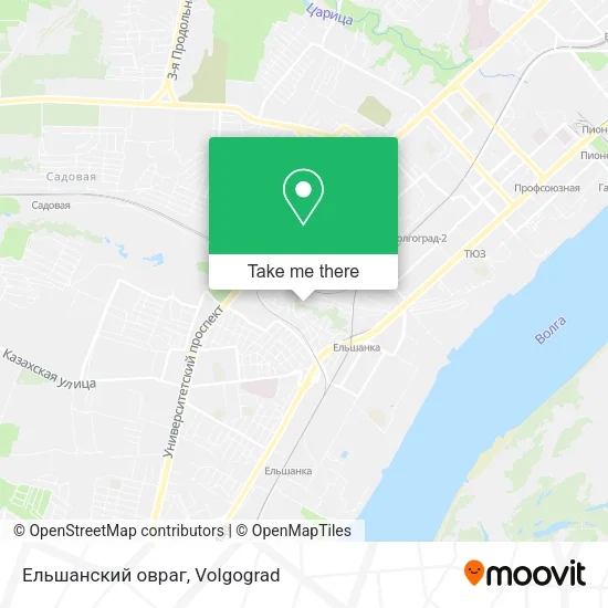 Ельшанский овраг map