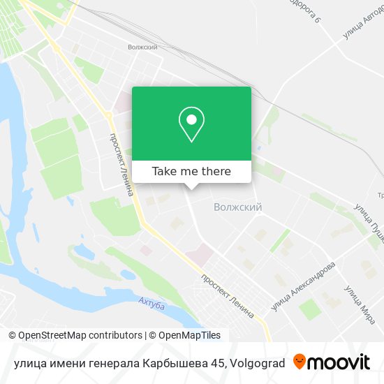 улица имени генерала Карбышева 45 map