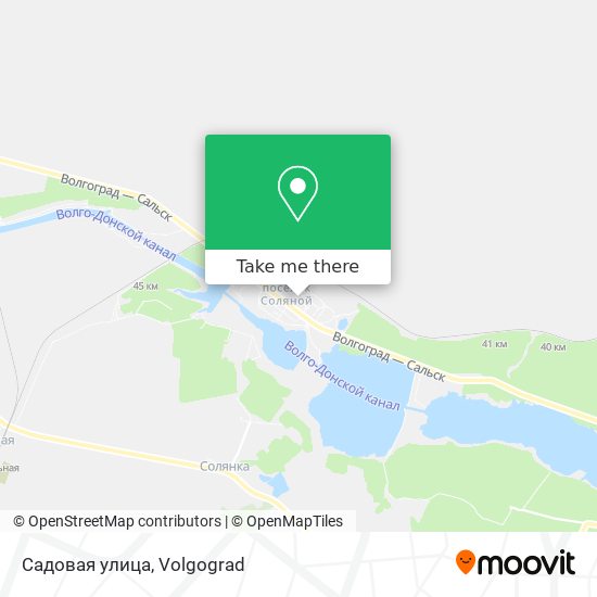 Садовая улица map