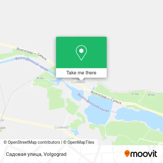 Садовая улица map