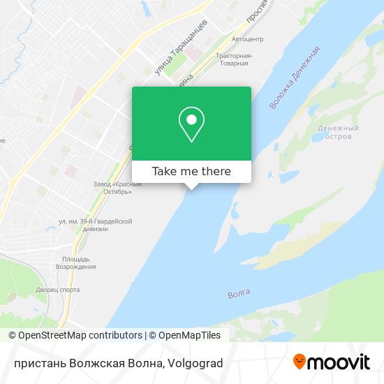 пристань Волжская Волна map