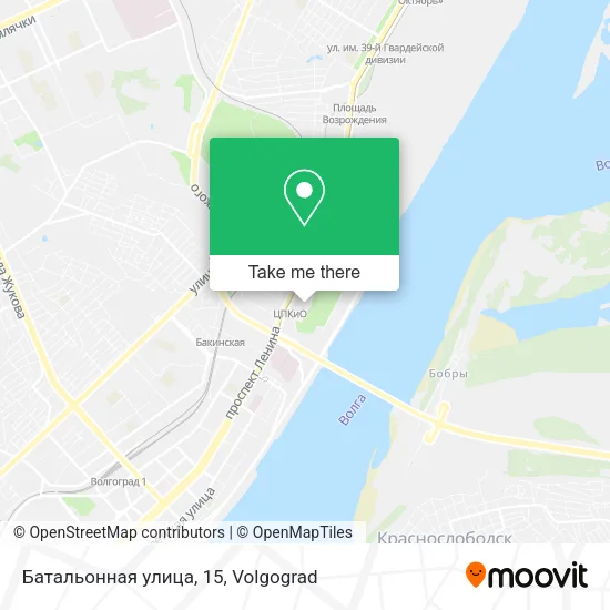 Батальонная улица, 15 map