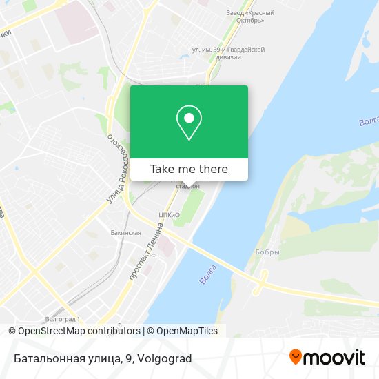 Батальонная улица, 9 map