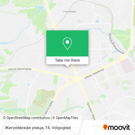 Жигулёвская улица, 14 map