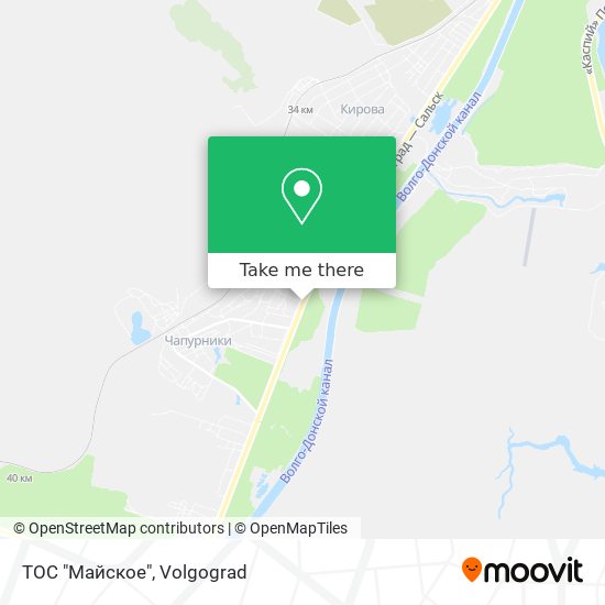 ТОС "Майское" map