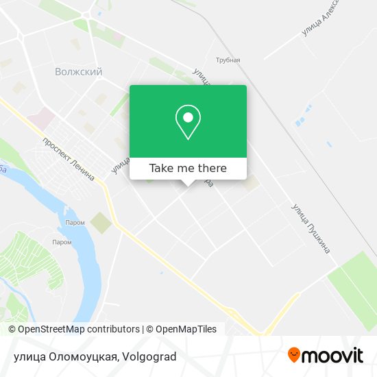 улица Оломоуцкая map