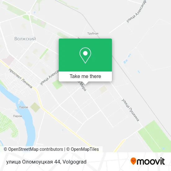 улица Оломоуцкая 44 map