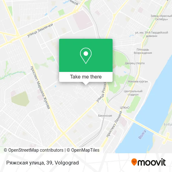 Ряжская улица, 39 map
