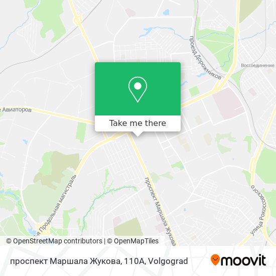 проспект Маршала Жукова, 110А map
