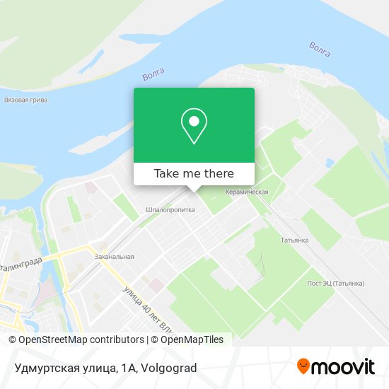 Удмуртская улица, 1А map