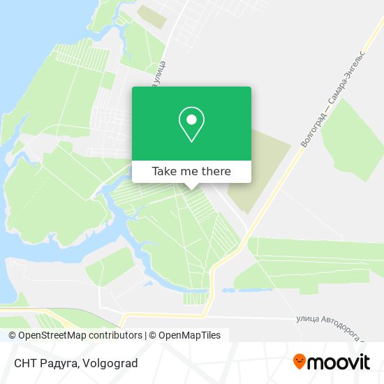 СНТ Радуга map