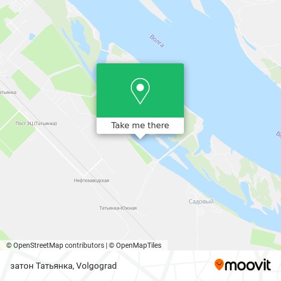 затон Татьянка map
