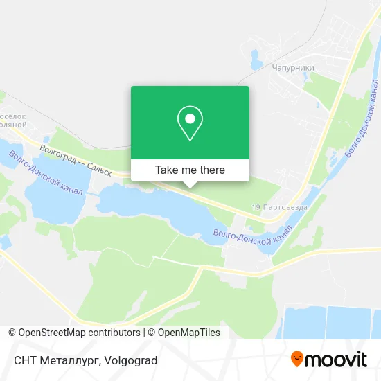 СНТ Металлург map