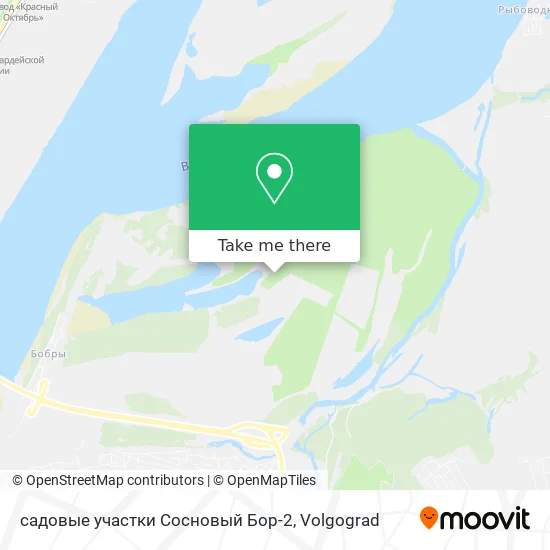 садовые участки Сосновый Бор-2 map