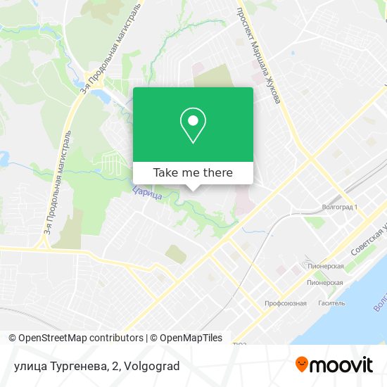 улица Тургенева, 2 map