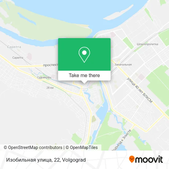 Изобильная улица, 22 map