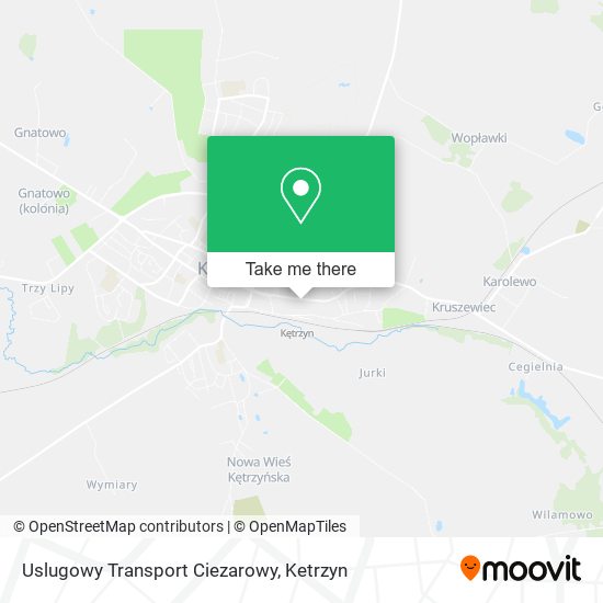 Карта Uslugowy Transport Ciezarowy
