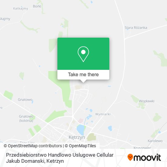 Przedsiebiorstwo Handlowo Uslugowe Cellular Jakub Domanski map