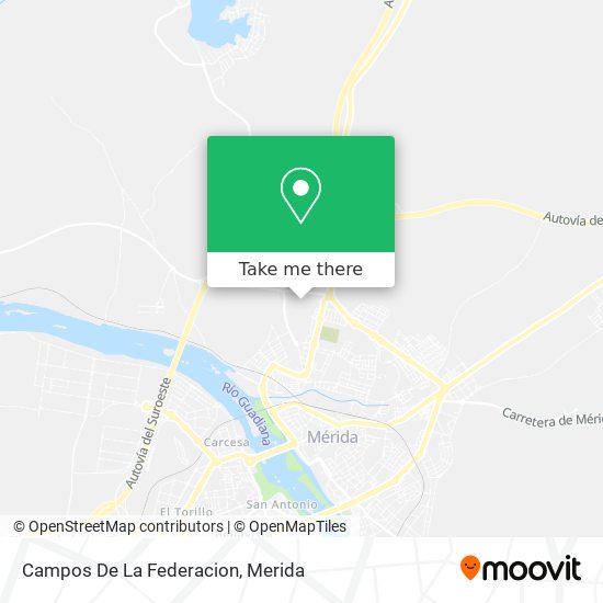 mapa Campos De La Federacion