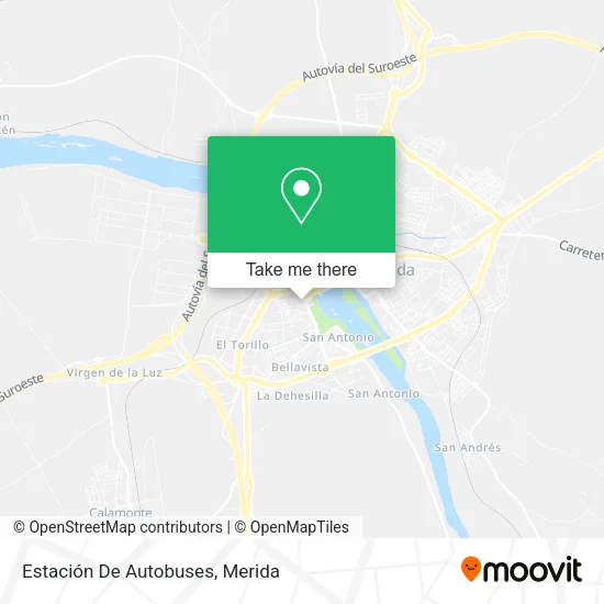 Estación De Autobuses map