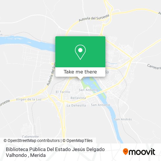 mapa Biblioteca Pública Del Estado Jesús Delgado Valhondo