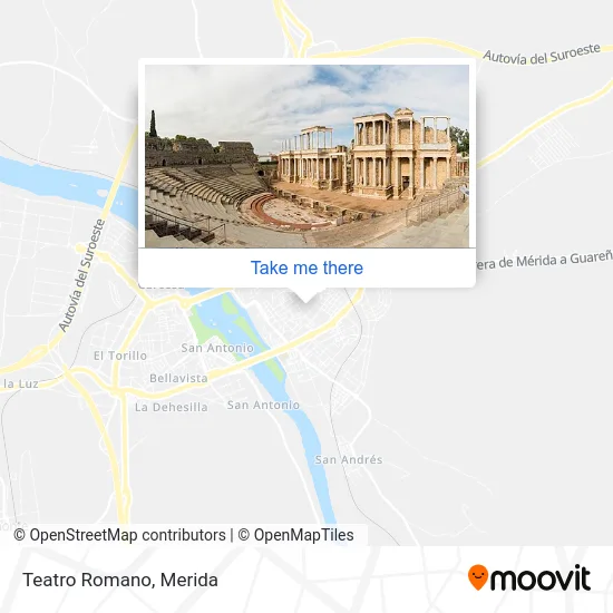 Teatro Romano map