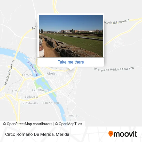 Circo Romano De Mérida map