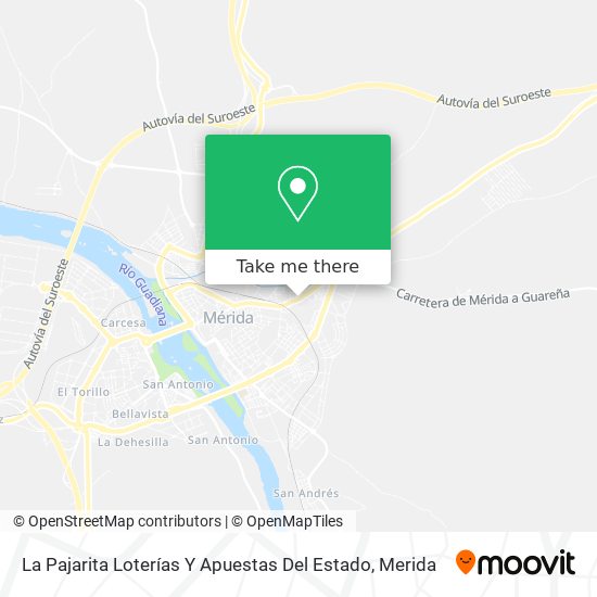La Pajarita Loterías Y Apuestas Del Estado map