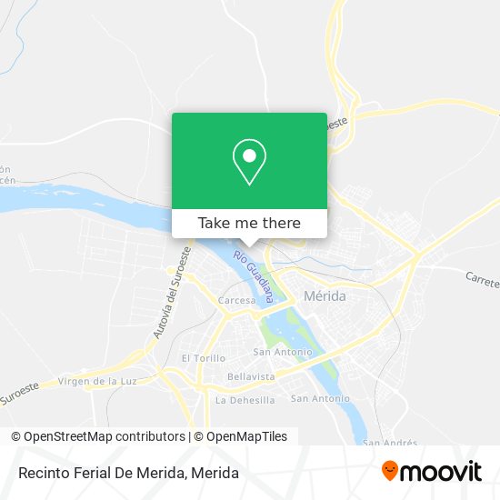 Recinto Ferial De Merida map