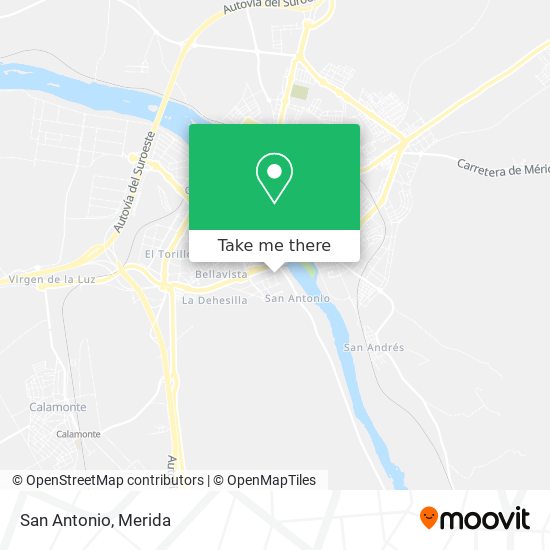 mapa San Antonio