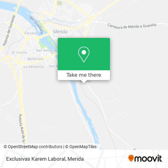 Exclusivas Karem Laboral map