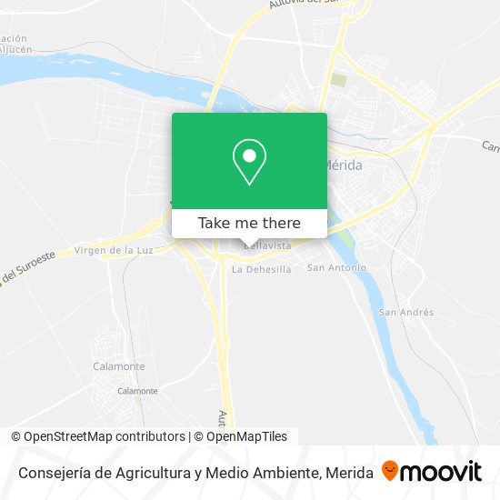 Consejería de Agricultura y Medio Ambiente map