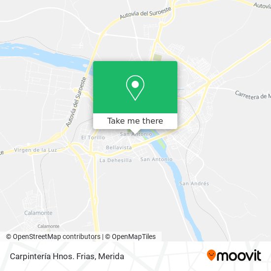 Carpintería Hnos. Frias map