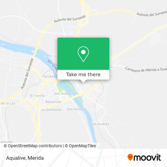 mapa Aqualive